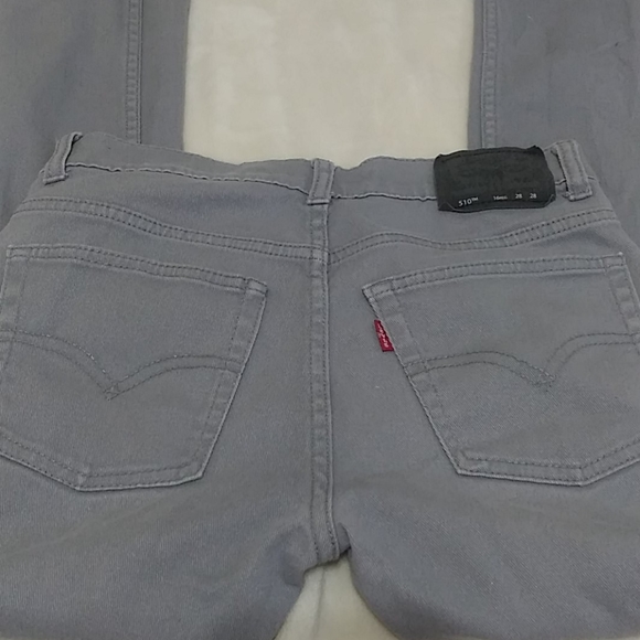 Levi's Gray Skinny Jeans size 16 Reg Boys - Picture 4 of 4